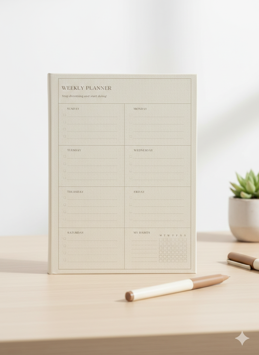 The Calm Focus Weekly Planner|The Soft Reset Weekly Planner