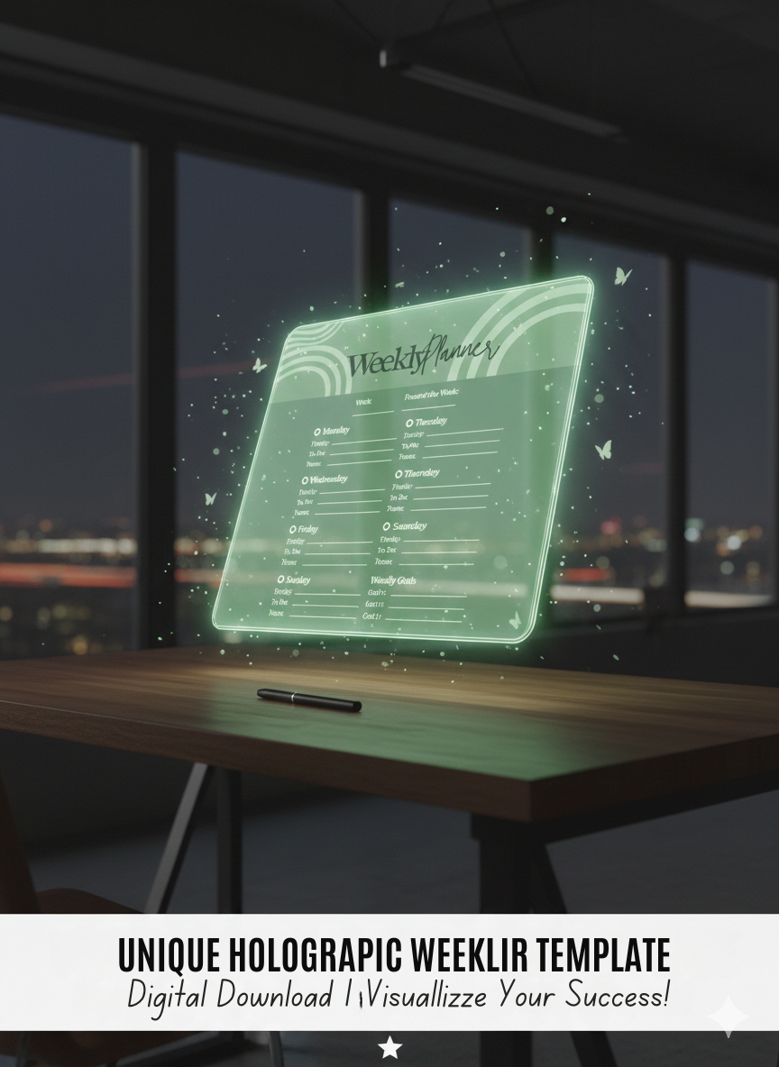 Weekly Goals Planner – Priority-Based Printable PDF  Minimal Weekly Planner with Goals & Focus Section